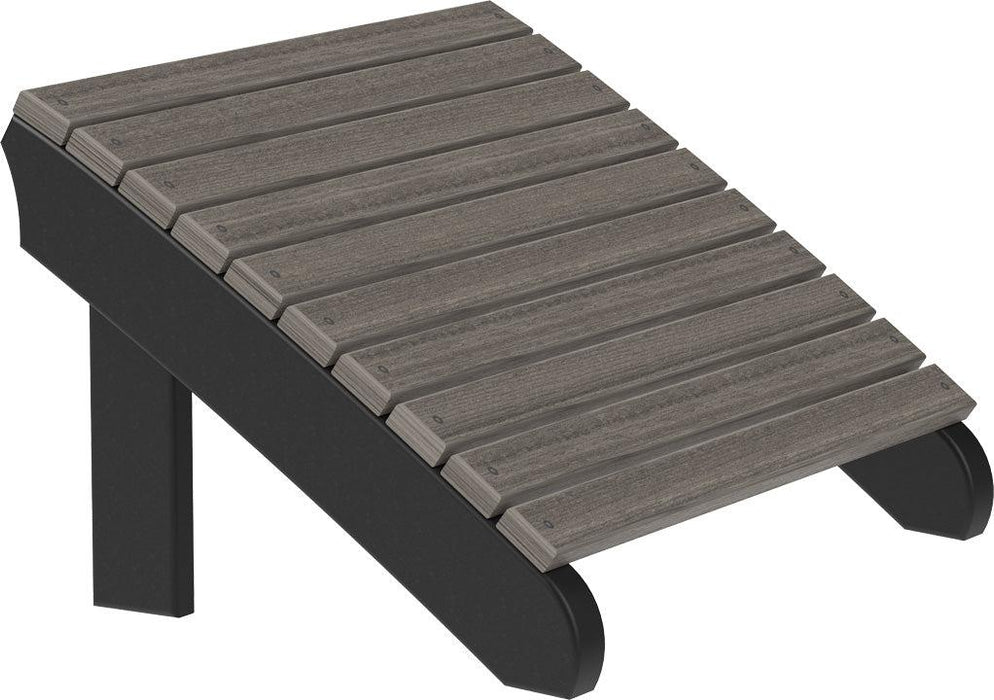 LuxCraft Recycled Plastic Deluxe Adirondack Footrest  - LEAD TIME TO SHIP 7 BUSINESS DAYS OR LESS