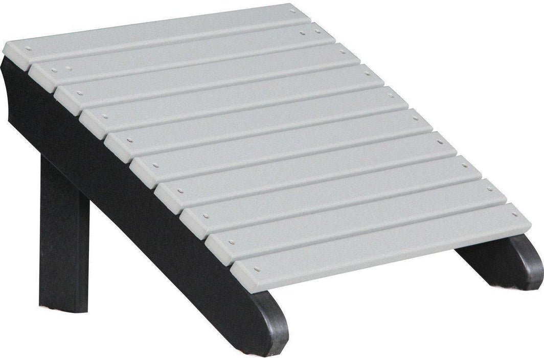 LuxCraft Recycled Plastic Deluxe Adirondack Footrest  - LEAD TIME TO SHIP 7 BUSINESS DAYS OR LESS