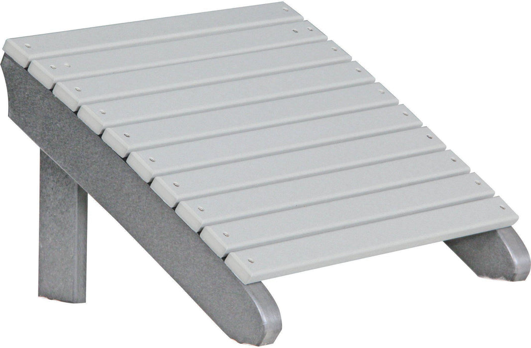 LuxCraft Recycled Plastic Deluxe Adirondack Footrest  - LEAD TIME TO SHIP 7 BUSINESS DAYS OR LESS