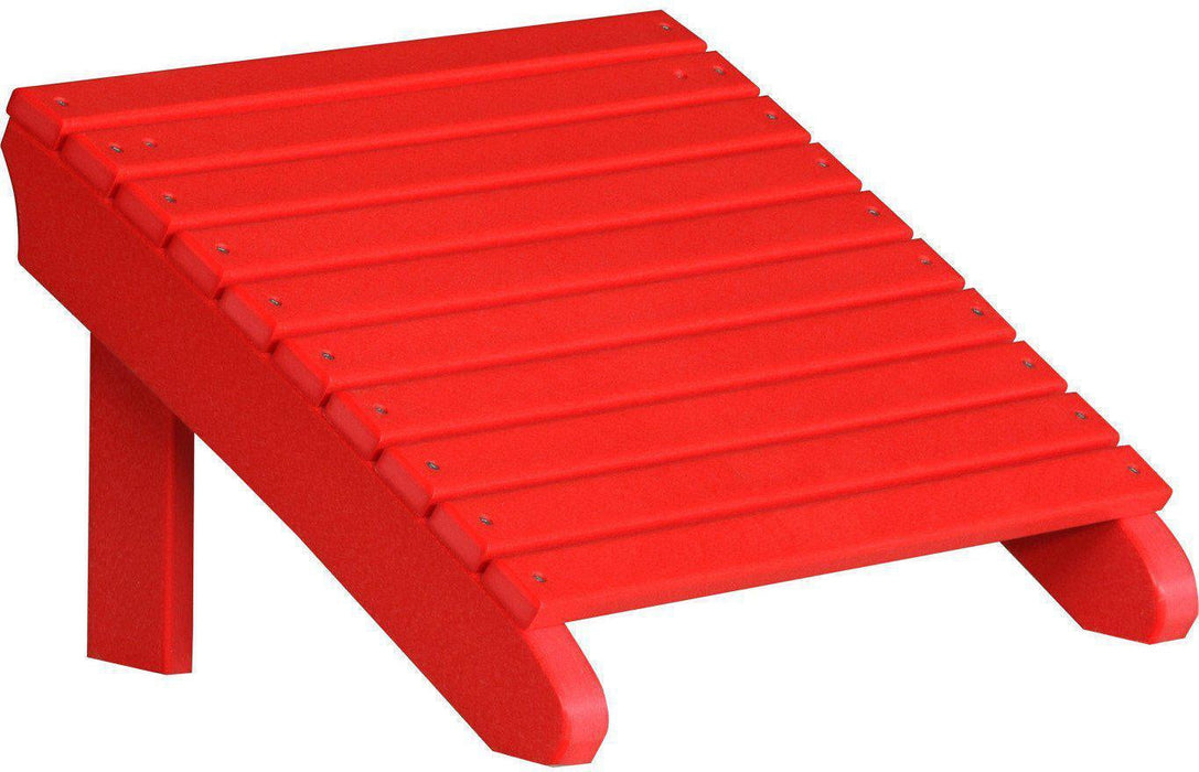 LuxCraft Recycled Plastic Deluxe Adirondack Footrest  - LEAD TIME TO SHIP 7 BUSINESS DAYS OR LESS