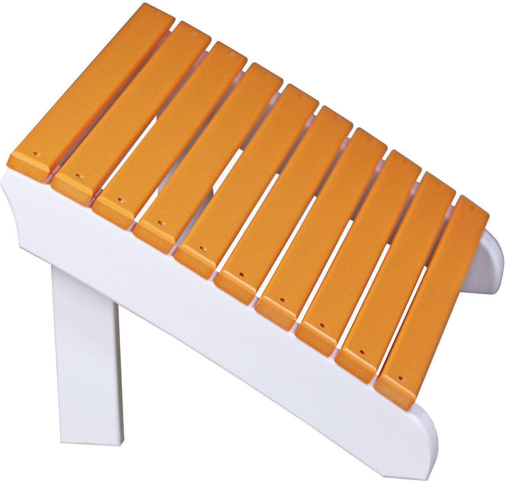 LuxCraft Recycled Plastic Deluxe Adirondack Footrest  - LEAD TIME TO SHIP 7 BUSINESS DAYS OR LESS