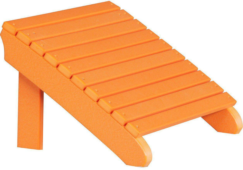 LuxCraft Recycled Plastic Deluxe Adirondack Footrest  - LEAD TIME TO SHIP 7 BUSINESS DAYS OR LESS