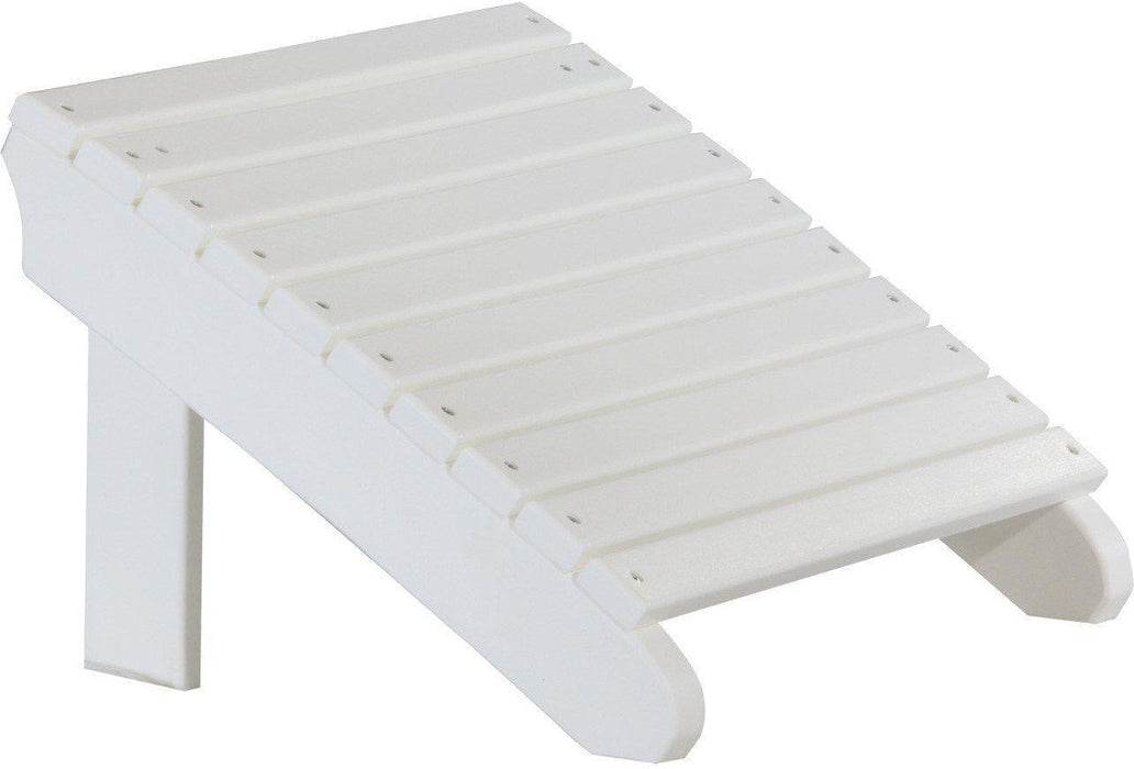 LuxCraft Recycled Plastic Deluxe Adirondack Footrest  - LEAD TIME TO SHIP 7 BUSINESS DAYS OR LESS
