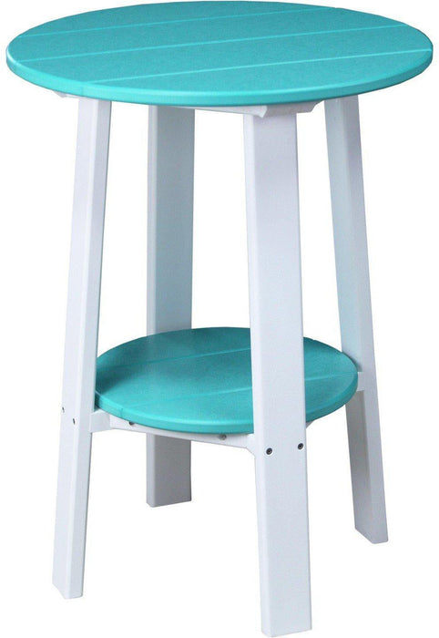 LuxCraft Recycled Plastic 28" High Deluxe End Table (PAIRS W/ COUNTER HEIGHT FURNITURE) - LEAD TIME TO SHIP 7 BUSINESS DAYS OR LESS