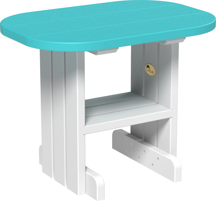 LuxCraft Recycled Plastic End Table  - LEAD TIME TO SHIP 7 BUSINESS DAYS OR LESS