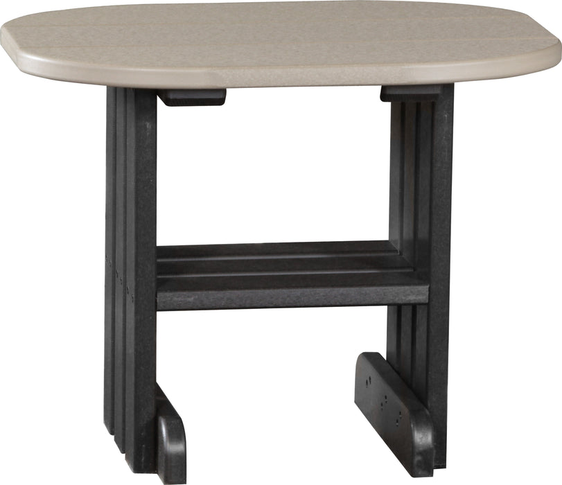 LuxCraft Recycled Plastic End Table  - LEAD TIME TO SHIP 7 BUSINESS DAYS OR LESS