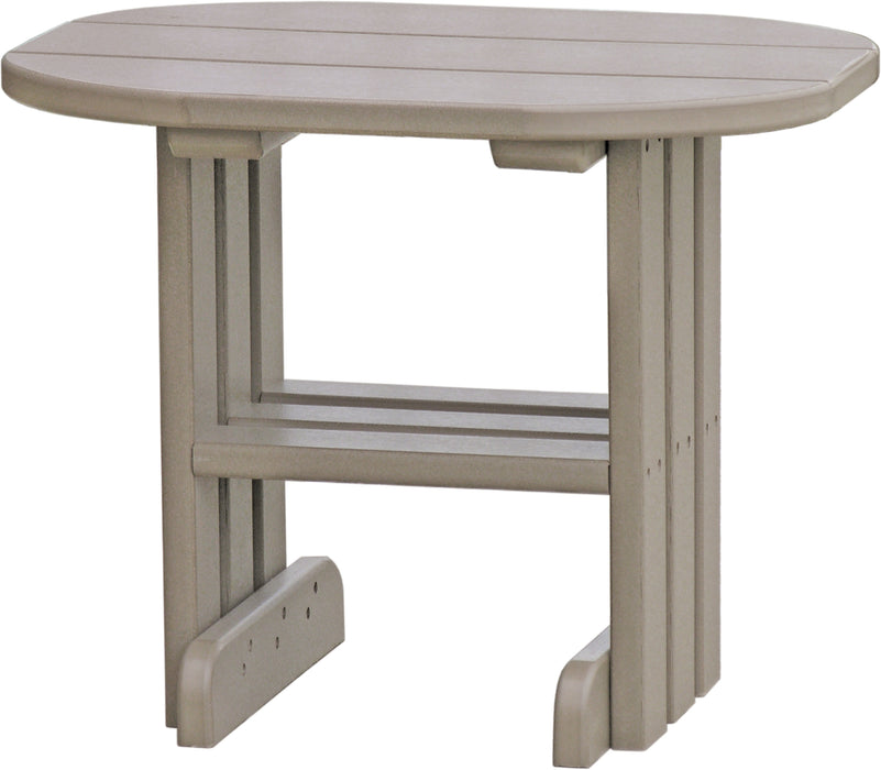 LuxCraft Recycled Plastic End Table  - LEAD TIME TO SHIP 7 BUSINESS DAYS OR LESS