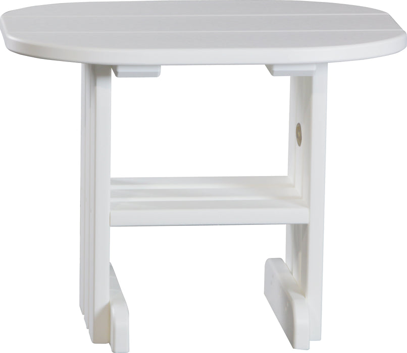LuxCraft Recycled Plastic End Table  - LEAD TIME TO SHIP 7 BUSINESS DAYS OR LESS