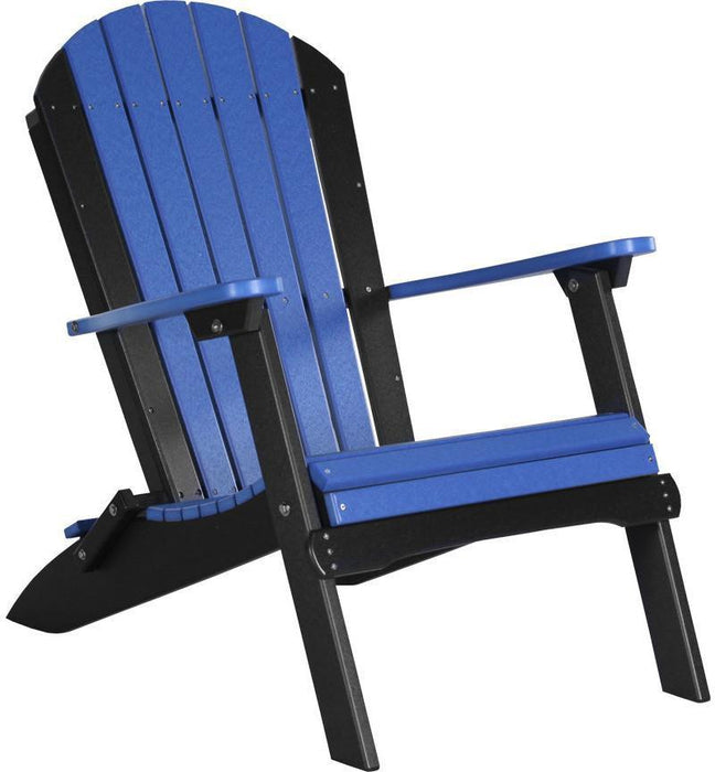 LuxCraft Recycled Plastic Folding Adirondack Chair  - LEAD TIME TO SHIP 7 BUSINESS DAYS OR LESS