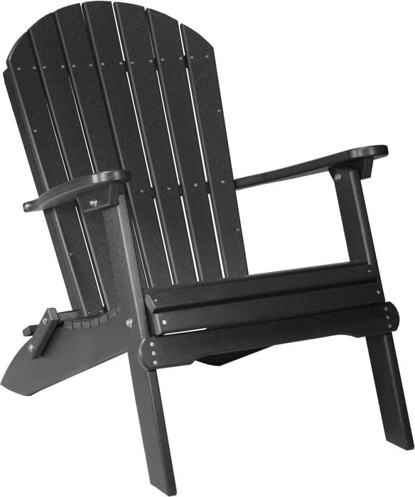 LuxCraft Recycled Plastic Folding Adirondack Chair  - LEAD TIME TO SHIP 7 BUSINESS DAYS OR LESS
