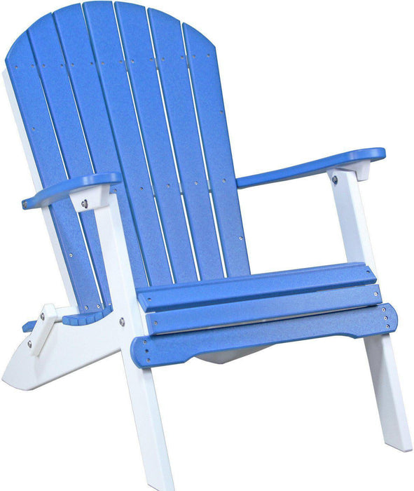 LuxCraft Recycled Plastic Folding Adirondack Chair  - LEAD TIME TO SHIP 7 BUSINESS DAYS OR LESS