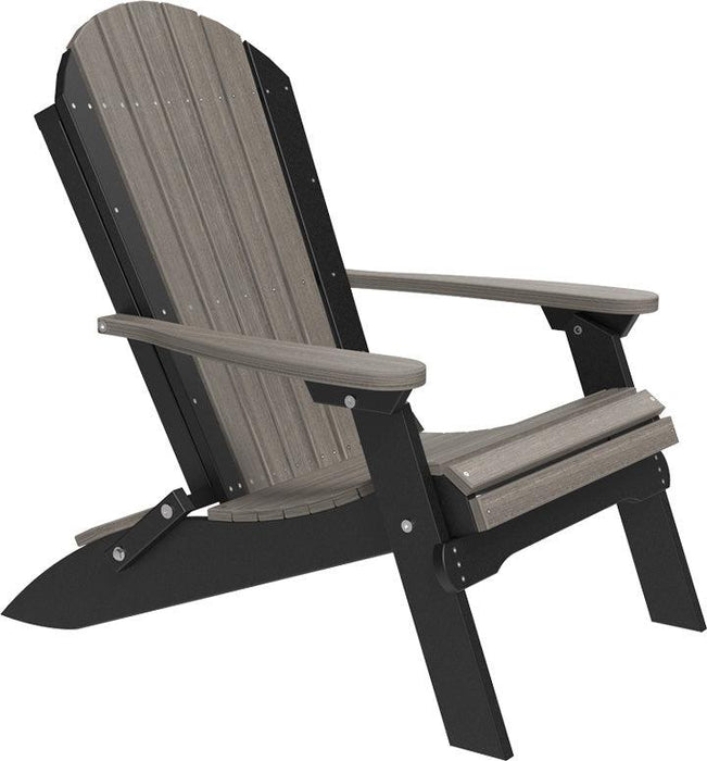 LuxCraft Recycled Plastic Folding Adirondack Chair  - LEAD TIME TO SHIP 7 BUSINESS DAYS OR LESS