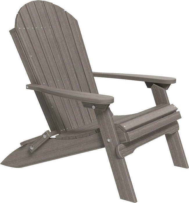 LuxCraft Recycled Plastic Folding Adirondack Chair  - LEAD TIME TO SHIP 7 BUSINESS DAYS OR LESS