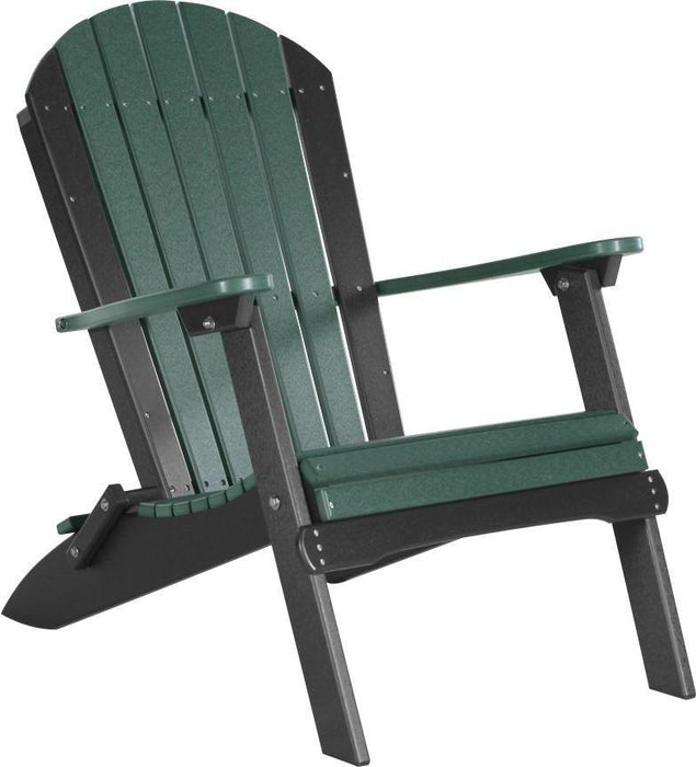 LuxCraft Recycled Plastic Folding Adirondack Chair  - LEAD TIME TO SHIP 7 BUSINESS DAYS OR LESS