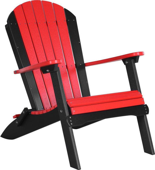 LuxCraft Recycled Plastic Folding Adirondack Chair  - LEAD TIME TO SHIP 7 BUSINESS DAYS OR LESS