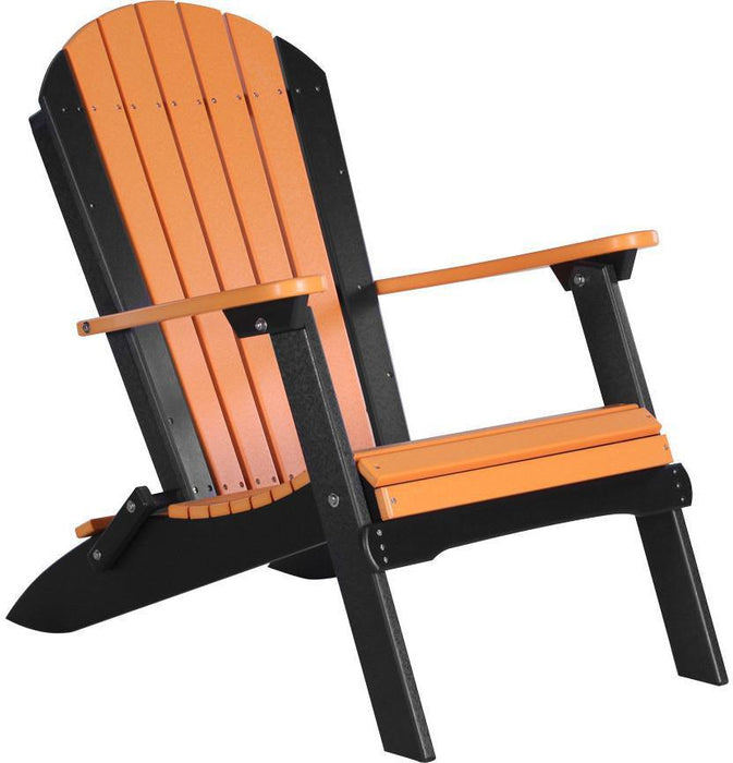 LuxCraft Recycled Plastic Folding Adirondack Chair  - LEAD TIME TO SHIP 7 BUSINESS DAYS OR LESS