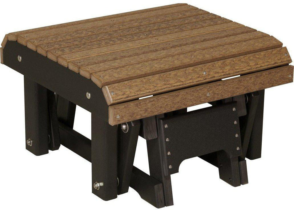 LuxCraft Recycled Plastic Glider Footrest  - LEAD TIME TO SHIP 7 BUSINESS DAYS OR LESS