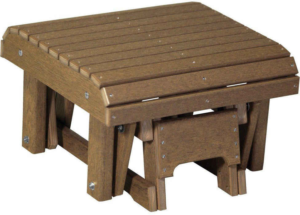 LuxCraft Recycled Plastic Glider Footrest  - LEAD TIME TO SHIP 7 BUSINESS DAYS OR LESS