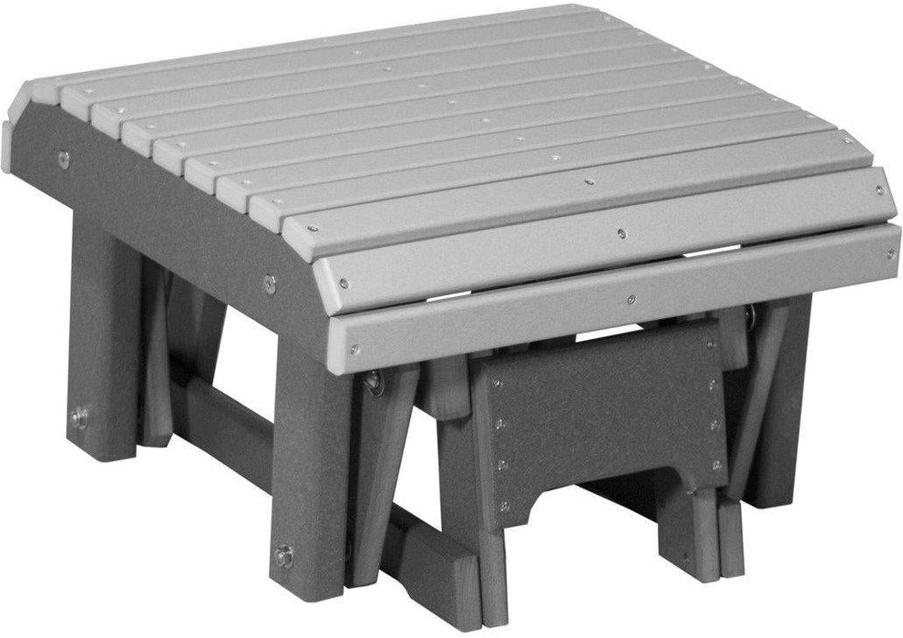 LuxCraft Recycled Plastic Glider Footrest  - LEAD TIME TO SHIP 7 BUSINESS DAYS OR LESS