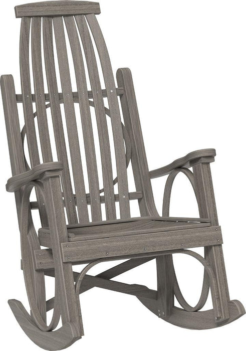LuxCraft Recycled Plastic Grandpa's Porch Rocking Chair - LEAD TIME TO SHIP 3 TO 4 WEEKS