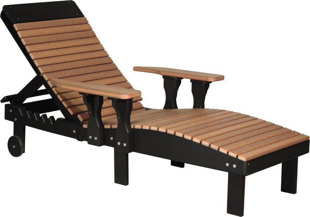 LuxCraft Recycled Plastic Lounge Chair  - LEAD TIME TO SHIP 7 BUSINESS DAYS OR LESS