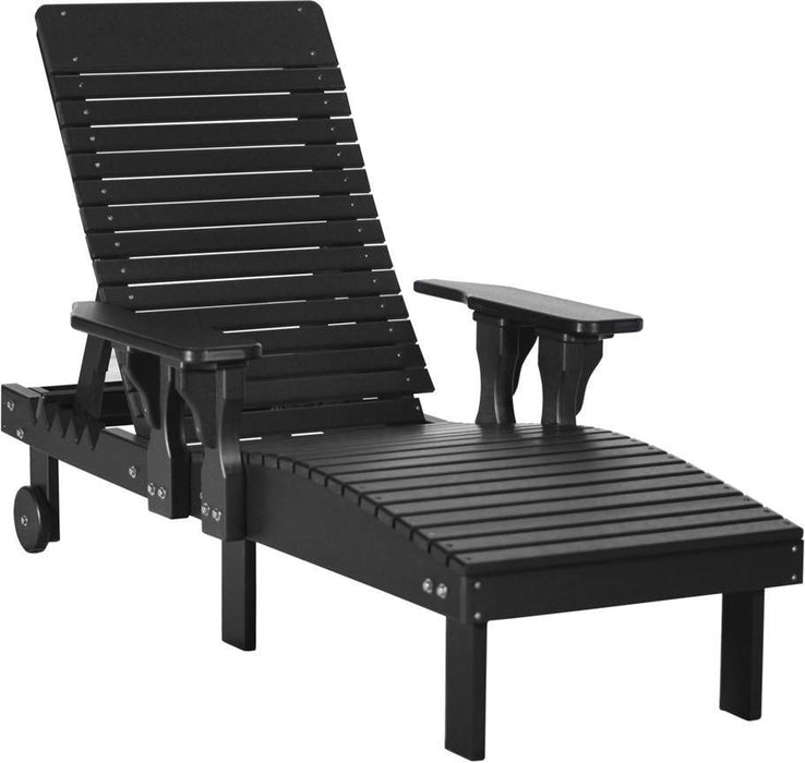 LuxCraft Recycled Plastic Lounge Chair  - LEAD TIME TO SHIP 7 BUSINESS DAYS OR LESS