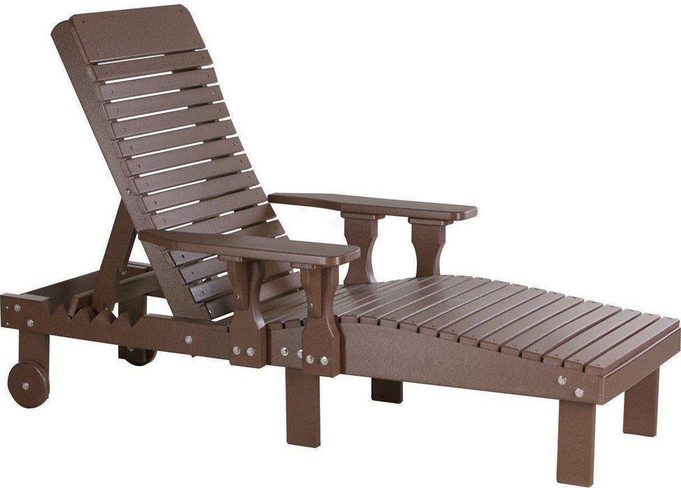 LuxCraft Recycled Plastic Lounge Chair  - LEAD TIME TO SHIP 7 BUSINESS DAYS OR LESS