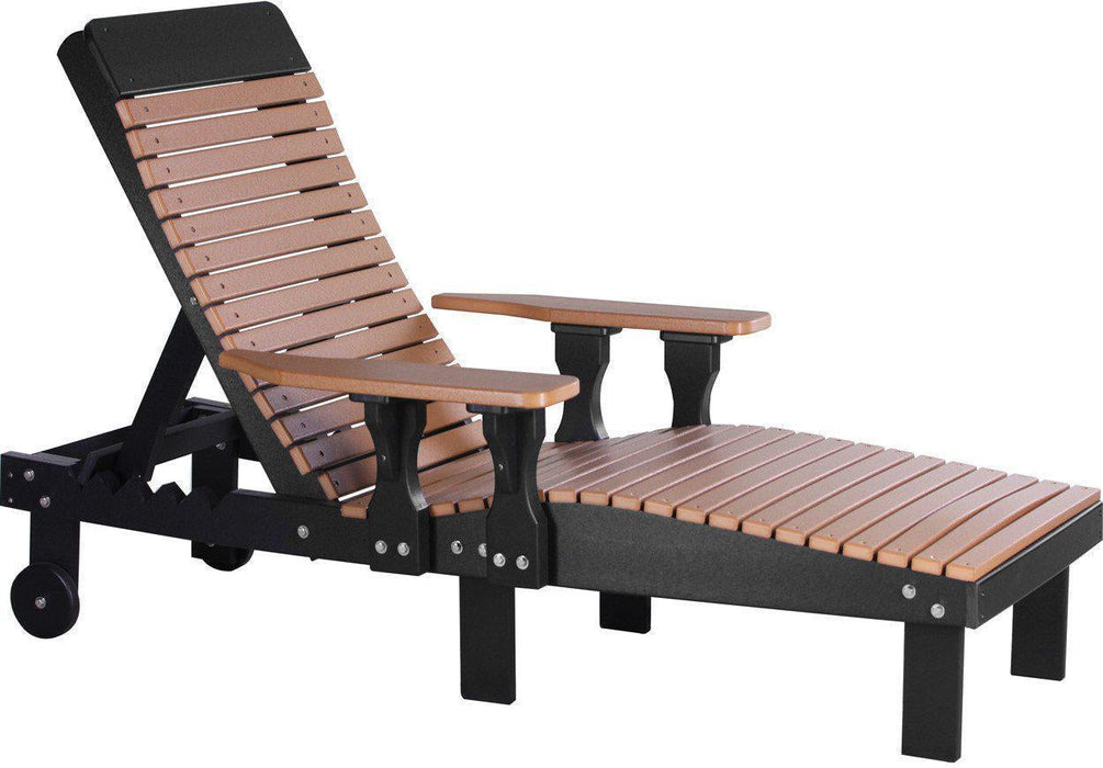 LuxCraft Recycled Plastic Lounge Chair  - LEAD TIME TO SHIP 7 BUSINESS DAYS OR LESS