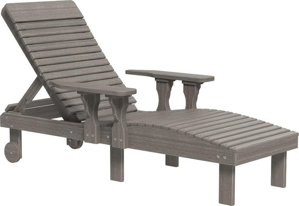 LuxCraft Recycled Plastic Lounge Chair  - LEAD TIME TO SHIP 7 BUSINESS DAYS OR LESS