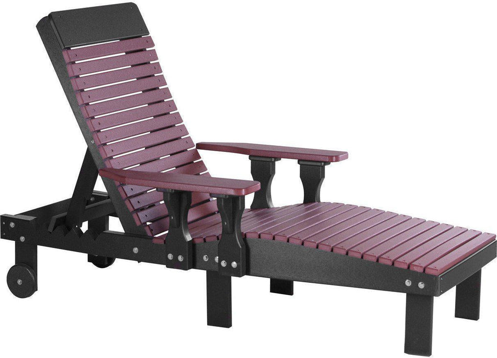 LuxCraft Recycled Plastic Lounge Chair  - LEAD TIME TO SHIP 7 BUSINESS DAYS OR LESS