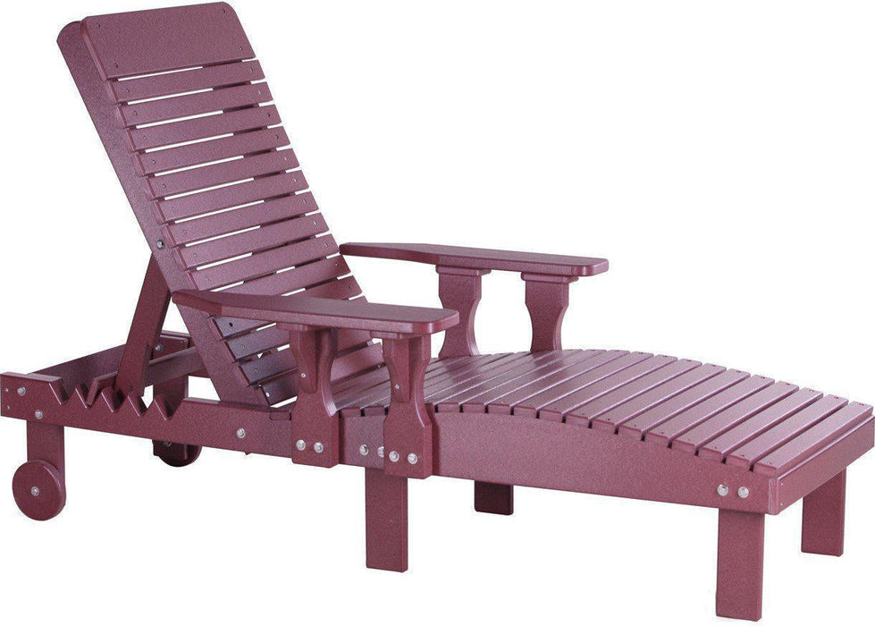 LuxCraft Recycled Plastic Lounge Chair  - LEAD TIME TO SHIP 7 BUSINESS DAYS OR LESS
