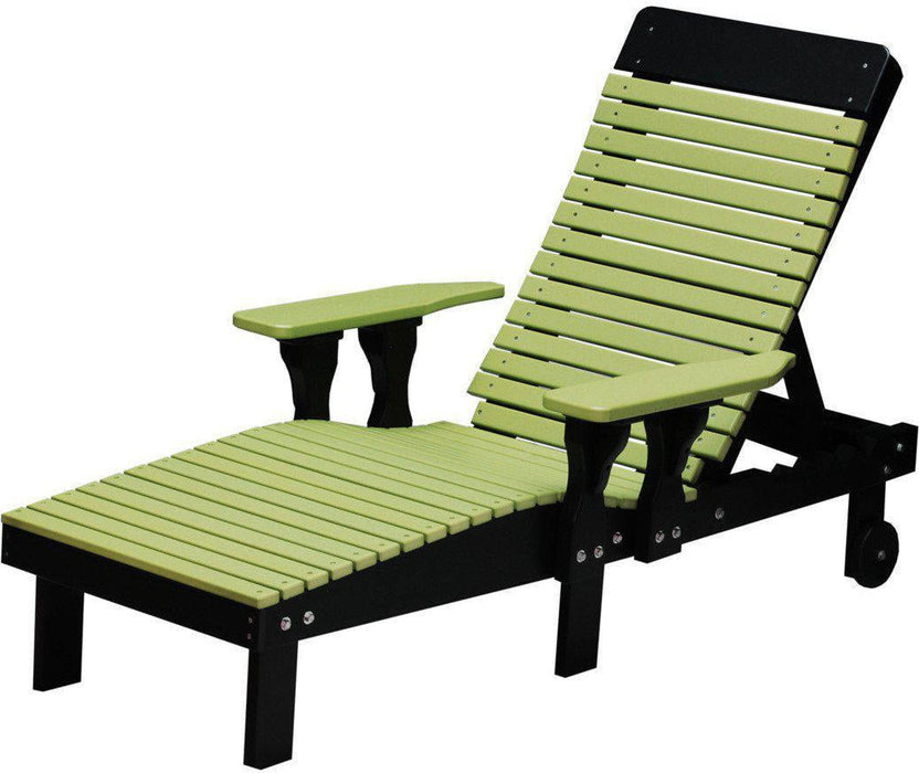 LuxCraft Recycled Plastic Lounge Chair  - LEAD TIME TO SHIP 7 BUSINESS DAYS OR LESS