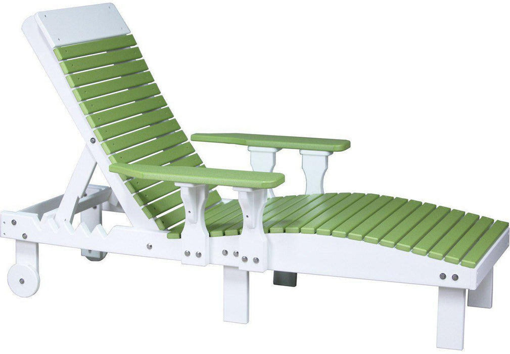 LuxCraft Recycled Plastic Lounge Chair  - LEAD TIME TO SHIP 7 BUSINESS DAYS OR LESS