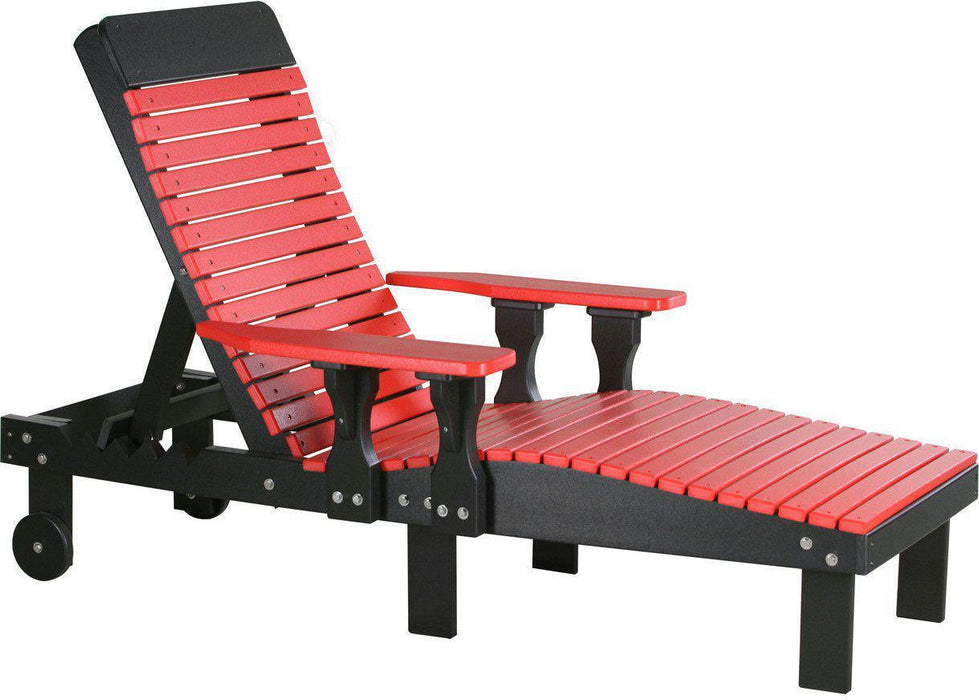 LuxCraft Recycled Plastic Lounge Chair  - LEAD TIME TO SHIP 7 BUSINESS DAYS OR LESS