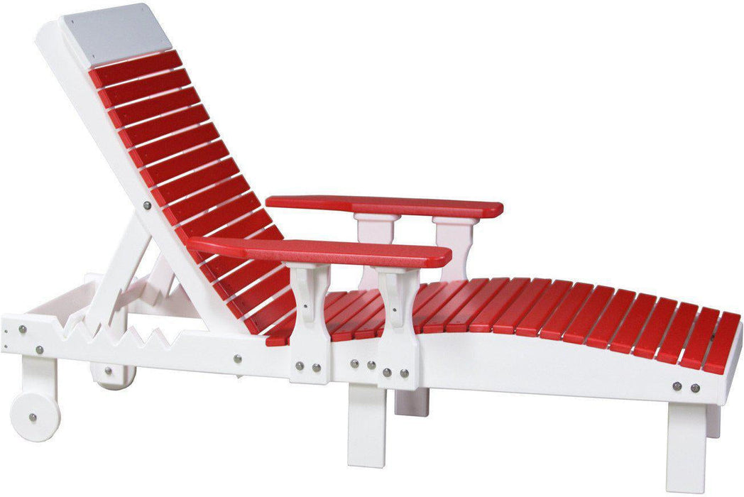 LuxCraft Recycled Plastic Lounge Chair  - LEAD TIME TO SHIP 7 BUSINESS DAYS OR LESS