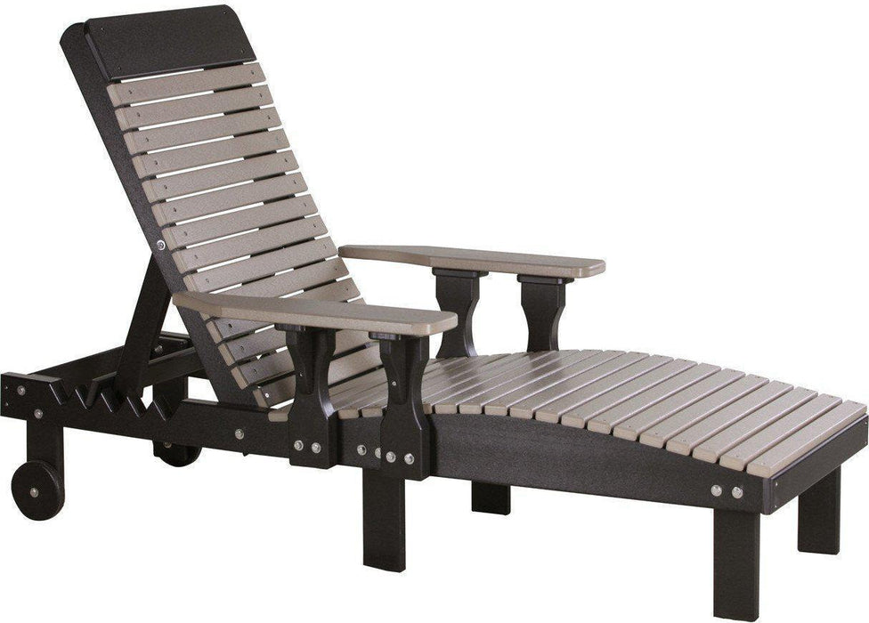 LuxCraft Recycled Plastic Lounge Chair  - LEAD TIME TO SHIP 7 BUSINESS DAYS OR LESS