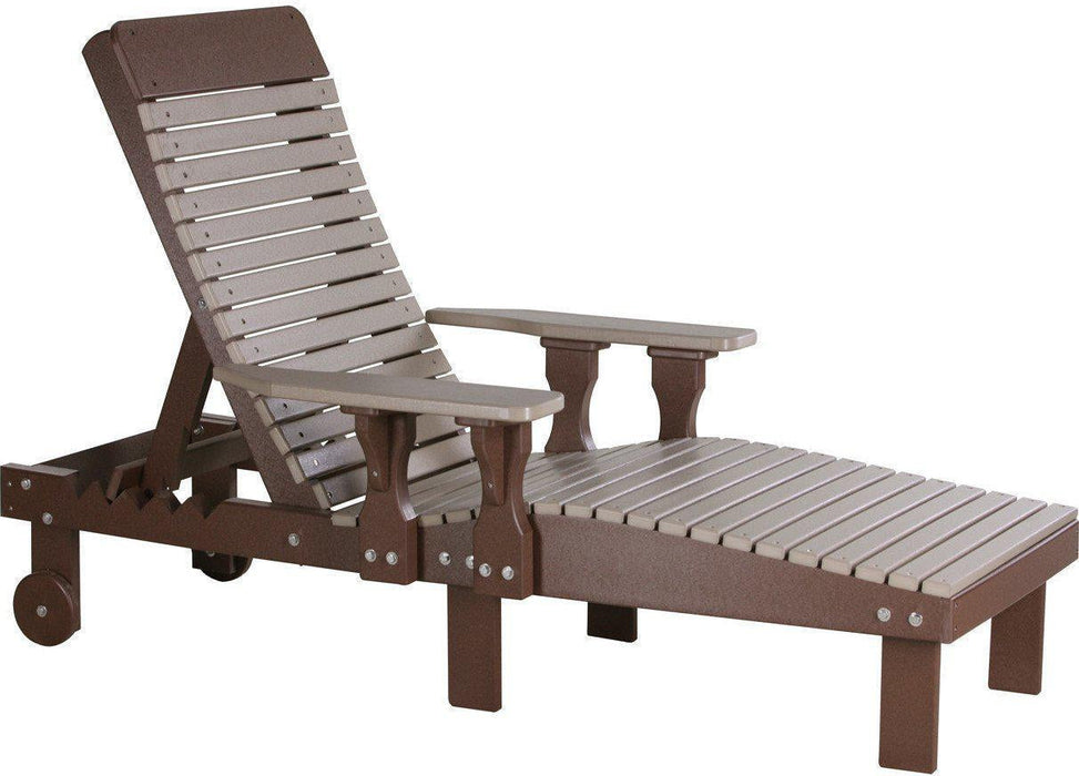 LuxCraft Recycled Plastic Lounge Chair  - LEAD TIME TO SHIP 7 BUSINESS DAYS OR LESS
