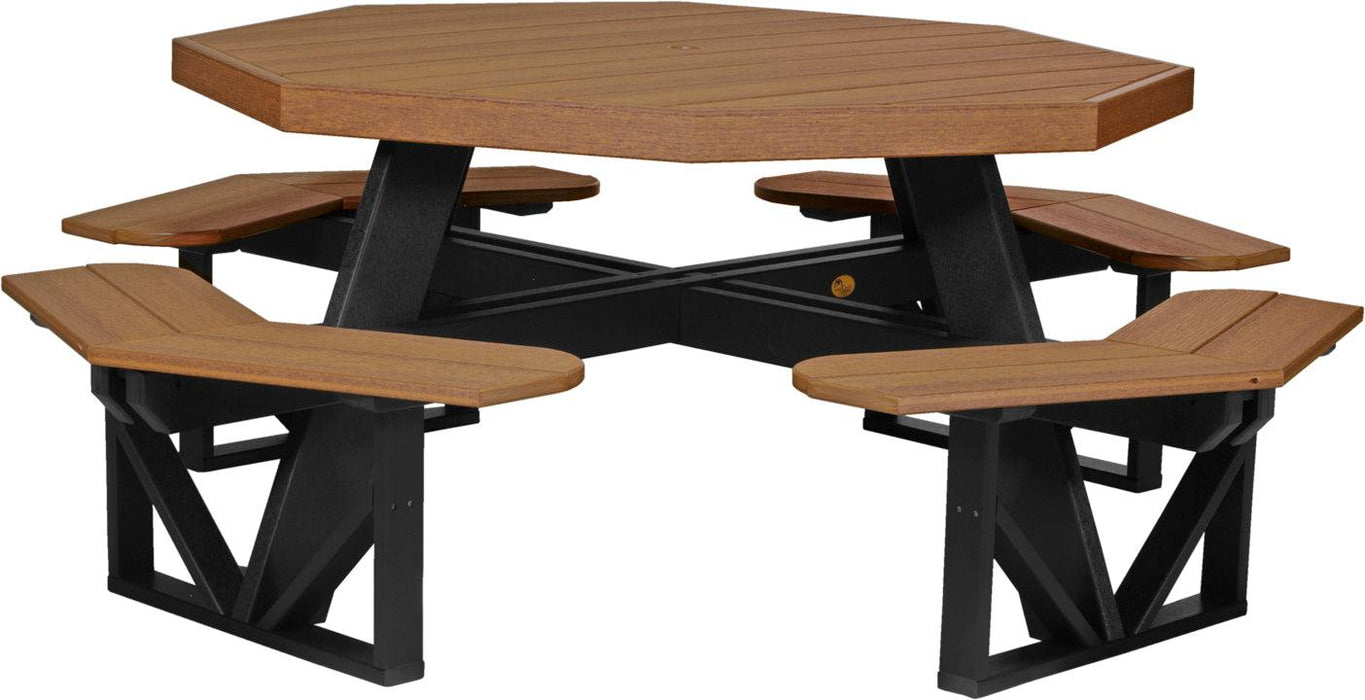 LuxCraft Recycled Plastic Octagon Picnic Table - LEAD TIME TO SHIP 3 TO 4 WEEKS