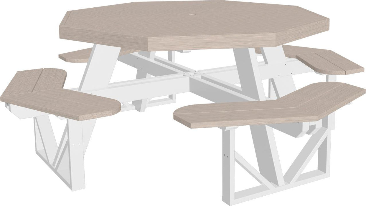 LuxCraft Recycled Plastic Octagon Picnic Table - LEAD TIME TO SHIP 3 TO 4 WEEKS