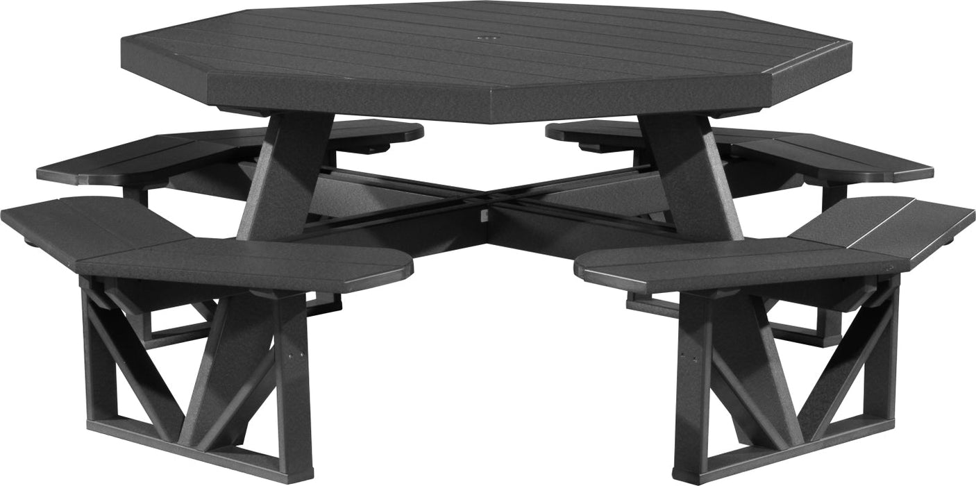 LuxCraft Recycled Plastic Octagon Picnic Table - LEAD TIME TO SHIP 3 TO 4 WEEKS