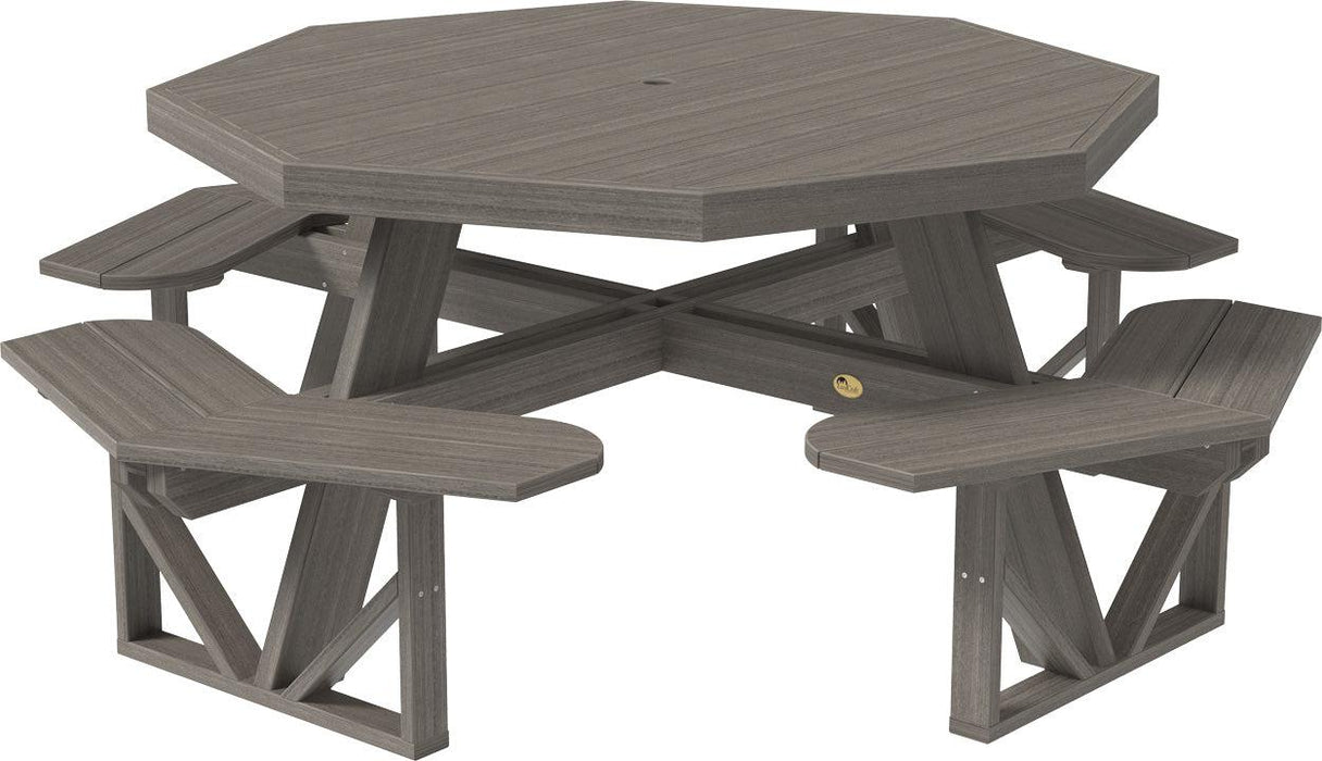 LuxCraft Recycled Plastic Octagon Picnic Table - LEAD TIME TO SHIP 3 TO 4 WEEKS