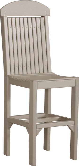 LuxCraft Recycled Plastic Classic Side Chair (BAR HEIGHT) - LEAD TIME TO SHIP 3 TO 4 WEEKS