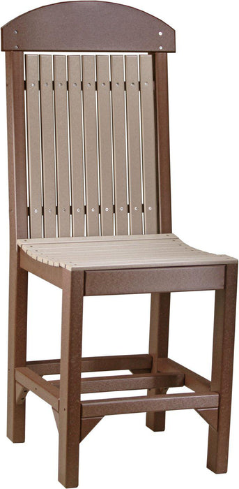 LuxCraft Recycled Plastic Classic Side Chair (COUNTER HEIGHT) - LEAD TIME TO SHIP 3 TO 4 WEEKS