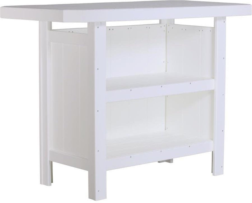 LuxCraft Recycled Plastic Serving Bar (Stools sold separately) - LEAD TIME TO SHIP 3 TO 4 WEEKS