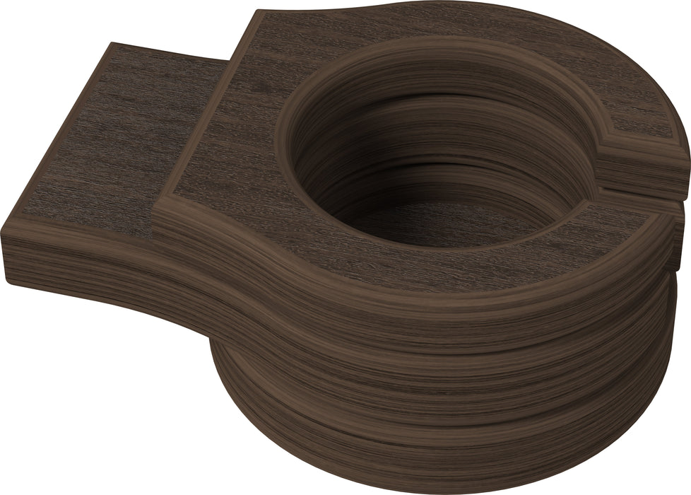 LuxCraft Recycled Plastic Stationary Cup Holder - LEAD TIME TO SHIP 7 BUSINESS DAYS OR LESS
