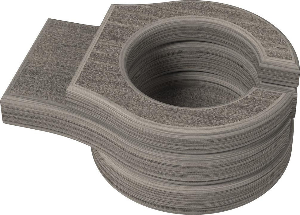 LuxCraft Recycled Plastic Stationary Cup Holder - LEAD TIME TO SHIP 7 BUSINESS DAYS OR LESS