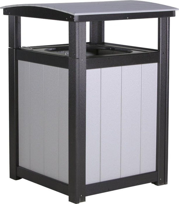 LuxCraft Recycled Plastic Trash Can - LEAD TIME TO SHIP 3 TO 4 WEEKS