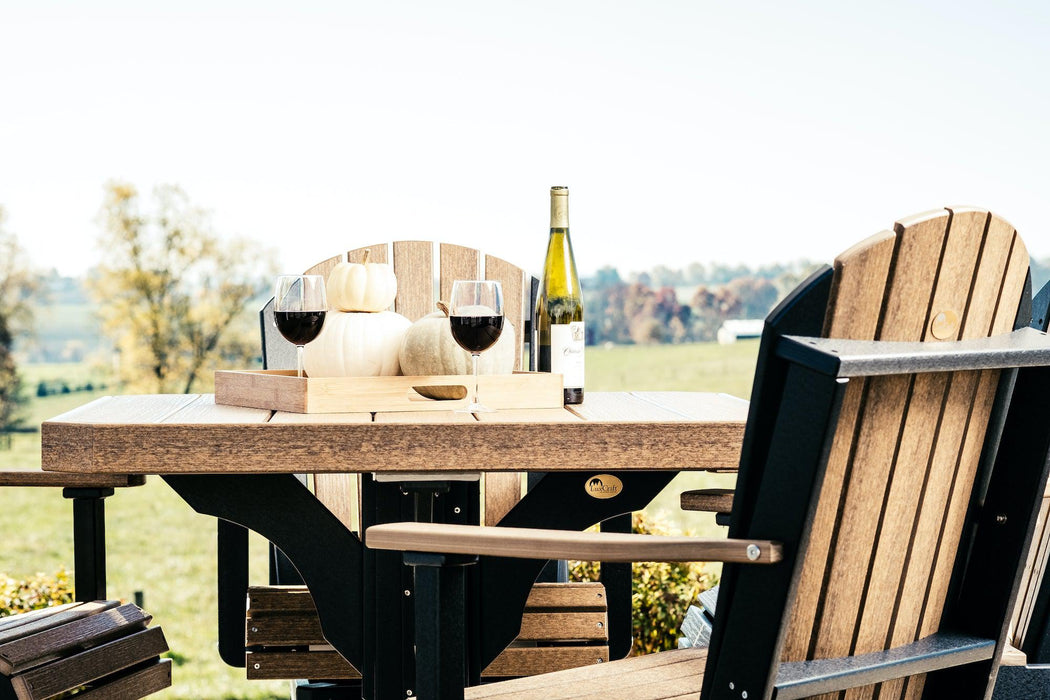 LuxCraft Recycled Plastic 41" Square Table (DINING HEIGHT) - LEAD TIME TO SHIP 3 TO 4 WEEKS