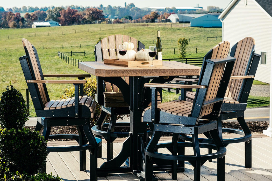 LuxCraft Recycled Plastic 41" Square Table (DINING HEIGHT) - LEAD TIME TO SHIP 3 TO 4 WEEKS