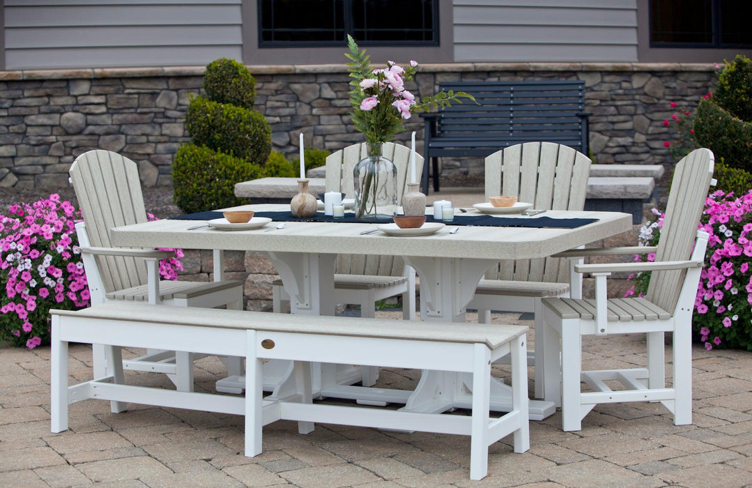 LuxCraft Recycled Plastic 4x6' Rectangular Table (BAR HEIGHT) - LEAD TIME TO SHIP 3 TO 4 WEEKS